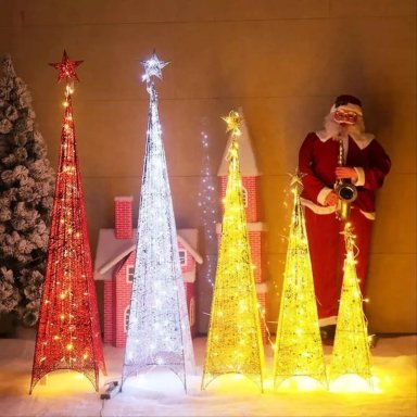 ARBOL NAVIDEÑO LED ARBOL LUCES LED ARBOLES NAVIDAD 120CM - 3