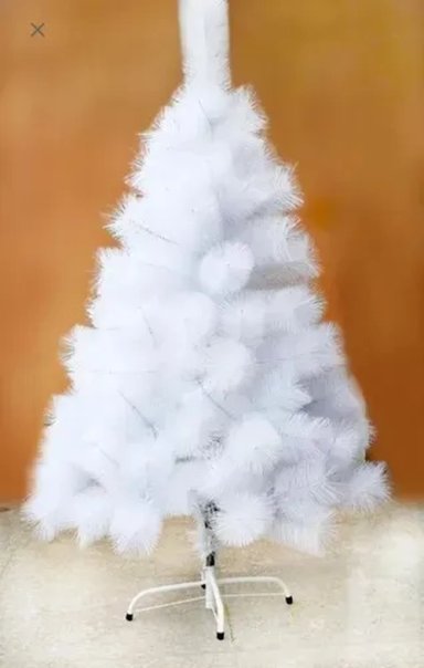 ARBOL NAVIDAD PINO 150CM ARBOL PASCUA DECORACION NAVIDEÑA BLANCO - 2
