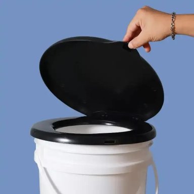 BAÑO PORTATIL CAMPING WC PLASTICO RESISTEN + BALDE / FORCECL - 4