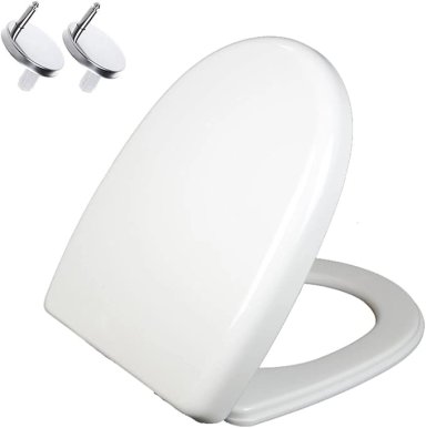 TAPA ASIENTO EURO SOFT CLOSE- BRIGGS COLOR BLANCO - 1