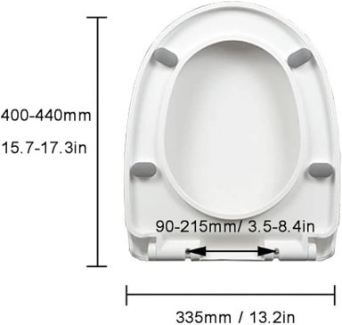 TAPA ASIENTO EURO SOFT CLOSE- BRIGGS COLOR BLANCO - 3