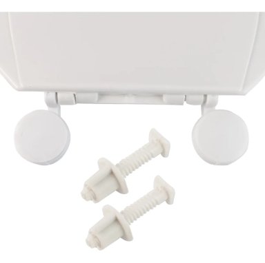 TAPA DE INODORO BAÑO DE PLASTICO BLANCO - 2