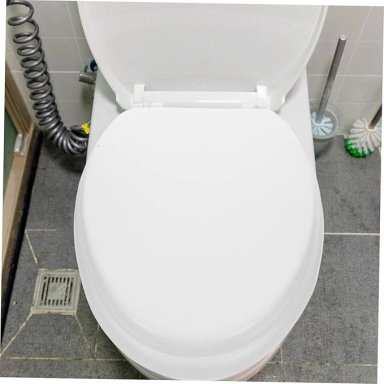 ASIENTO Y TAPA DE BAÑO WC BLANCA - 3