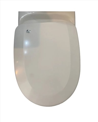 TAPA ASIENTO PARA BAÑO WC - CIERRE SUAVE - Y00398 COLOR BLANCO - 2