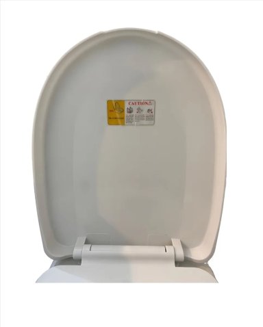 TAPA ASIENTO PARA BAÑO WC - CIERRE SUAVE - Y00398 COLOR BLANCO - 3