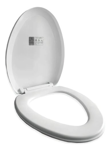 TAPA ASIENTO PARA BAÑO WC - CIERRE SUAVE - Y00397 COLOR BLANCO - 1