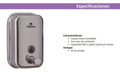 DISPENSADOR DE JABON, VIDRIO COLOR MOD 94 - 1