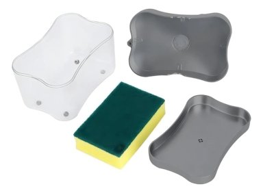 DISPENSADOR JABON AUTOMATICO BOMBA DETERGENTE LAVALOZA COLOR BLANCO - 2