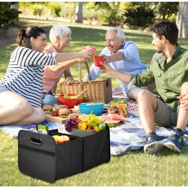 CAJA ORGANIZADORA DE MALETA AUTO BOLSO MALETERO PLEGABL #781 - 3