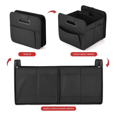 CAJA ORGANIZADORA DE MALETA AUTO BOLSO MALETERO PLEGABL #743 - 2