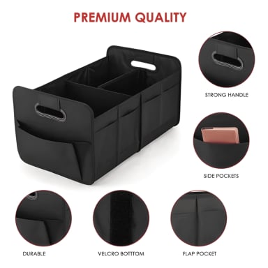 CAJA ORGANIZADORA DE MALETA AUTO BOLSO MALETERO PLEGABL #743 - 3