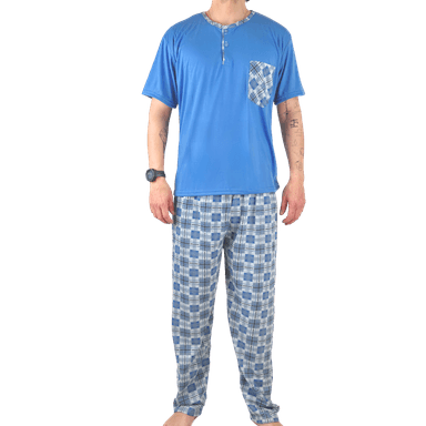 PIJAMA HOMBRE LIKESHOP VERANO POLERA MANGA CORTA 540 - 1