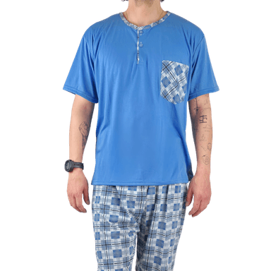PIJAMA HOMBRE LIKESHOP VERANO POLERA MANGA CORTA 540 - 3
