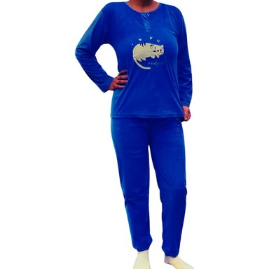 PIJAMA MUJER MICROPOLAR DISEÑOS COLORES 508 - 1