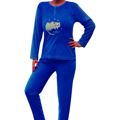 PIJAMA MUJER MICROPOLAR DISEÑOS COLORES 508 - 2