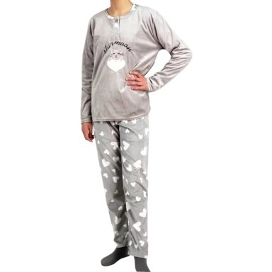 PIJAMA MICROPOLAR NIÑOS NIÑAS DISEÑOS Y COLORES 450 - 2