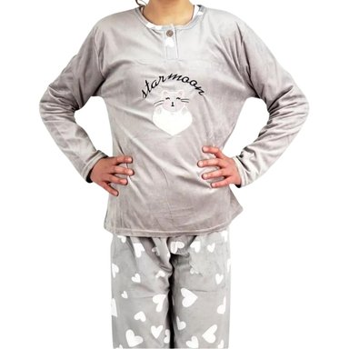 PIJAMA MICROPOLAR NIÑOS NIÑAS DISEÑOS Y COLORES 450 - 3