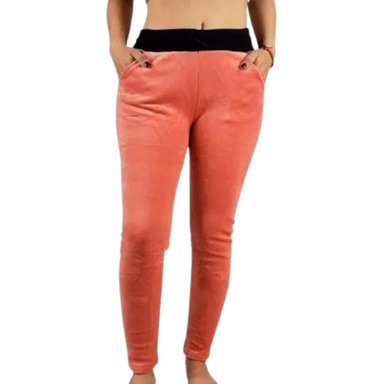 PANTALÓN CALZA MUJER LIKESHOP INVIERNO FORRO PIEL BOLSILLOS 465 - 1