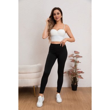 CALZA LYCRA PREMIUM MUJER TIRO ALTO DEPORTIVO CASUAL. COLORES 018 - 1