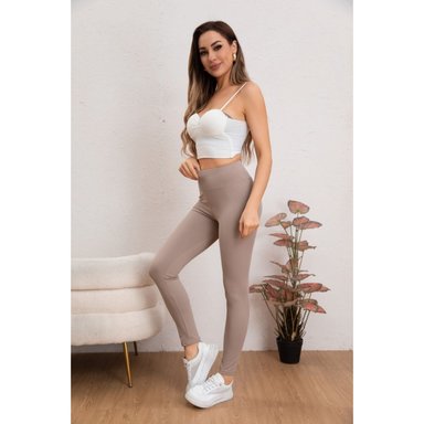 CALZA LYCRA PREMIUM MUJER TIRO ALTO DEPORTIVO CASUAL. COLORES 018 - 1