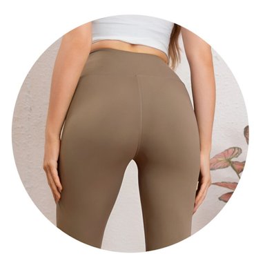 CALZA LYCRA PREMIUM MUJER TIRO ALTO DEPORTIVO CASUAL. COLORES 018 - 4