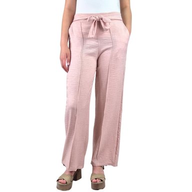 Pantalon Palazzo Mujer Tipo Lino Casual Semi Formal Tiro Alto 890 - 3