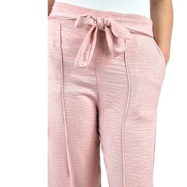 Pantalon Palazzo Mujer Tipo Lino Casual Semi Formal Tiro Alto 890 - 5