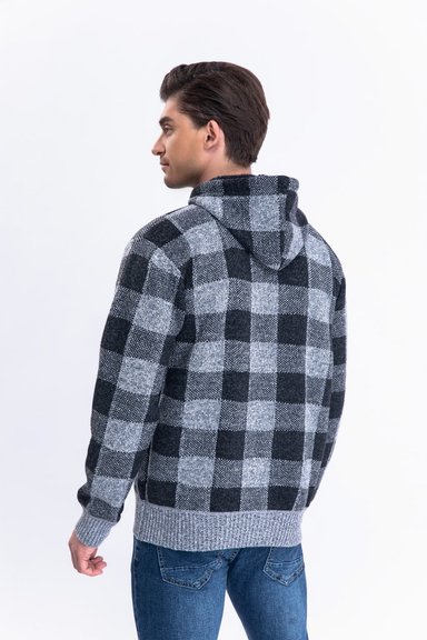 CHAQUETA FORRO PIEL SWEATER INVIERNO CHALECO CUADRILLE CIERRE 7171 - 3