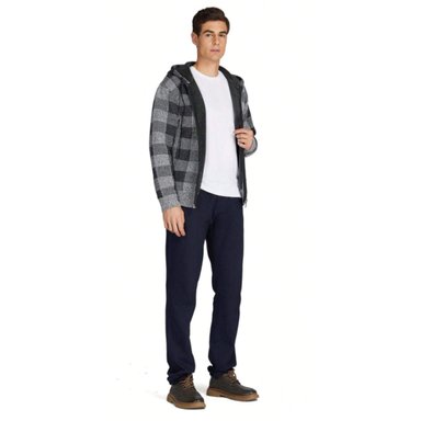 CHAQUETA FORRO PIEL SWEATER INVIERNO CHALECO CUADRILLE CIERRE 7171 - 4