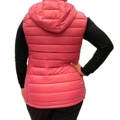 PARKA SIN MANGAS CHAQUETA MUJER CAPUCHA COLORES 2666 - 3