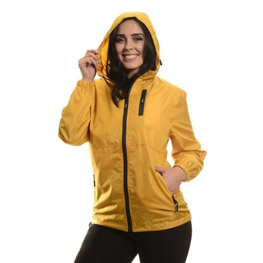 CHAQUETA MUJER CORTA VIENTO IMPERMEABLE PARKA LIVIANA COLORES 9279 - 1
