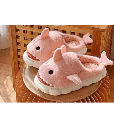 PANTUFLA ZAPATO DESCANSO NIÑOS DISEÑOS TIBURÓN SUELA CONFORTABLE 4245 - 2
