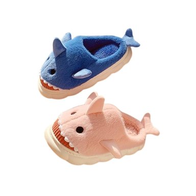 PANTUFLA ZAPATO DESCANSO NIÑOS DISEÑOS TIBURÓN SUELA CONFORTABLE 4245 - 4
