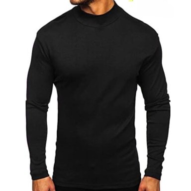 CAMISETA HOMBRE MANGA LARGA CUELLO BEATLE FIBRA BAMBU 3610 - 2