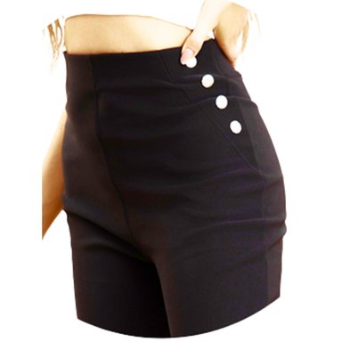 PANTALÓN DE VESTIR PITILLO TIRO ALTO SEMI FORMAL MUJER CALZA 7006 - 3
