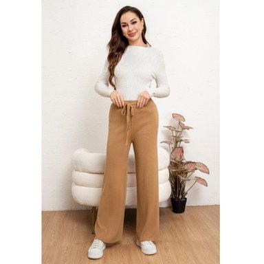 PANTALON MUJER RECTO LANILLA TIRO ALTO FULL ELASTICADO 5053 - 1