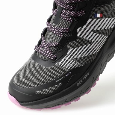 BOTIN IMPERMEABLE CAÑA ALTA NEGRO ROSA MUJER MICHELIN AW06 - 5