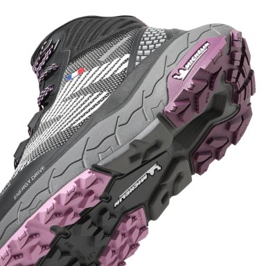 BOTIN IMPERMEABLE CAÑA ALTA NEGRO ROSA MUJER MICHELIN AW06 - 6