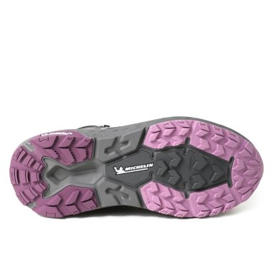 BOTIN IMPERMEABLE CAÑA ALTA NEGRO ROSA MUJER MICHELIN AW06 - 9