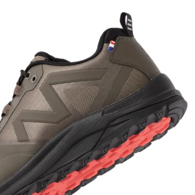 ZAPATILLA HIKING SENDERISMO HOMBRE TAUPE ROJO MICHELIN DR28 - 6