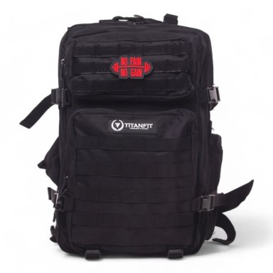 MOCHILA TACTICA DEPORTIVA 45L ALPHA EN COLOR NEGRO TITANFIT - 4