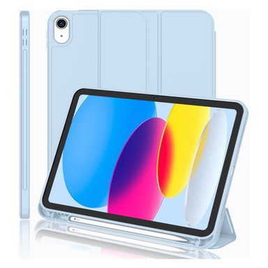 FUNDA PARA IPAD 10 GENERACIÓN (10.9) CON RANURA LÁPIZ PENCIL - 1