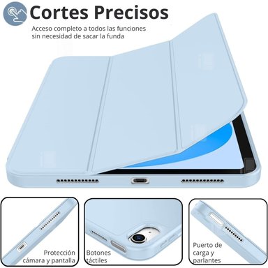 FUNDA PARA IPAD 10 GENERACIÓN (10.9) CON RANURA LÁPIZ PENCIL - 4