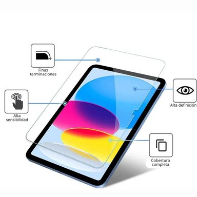 MICA DE VIDRIO TEMPLADO PARA IPAD AIR 13 M2 KIT INSTALACIÓN - 2