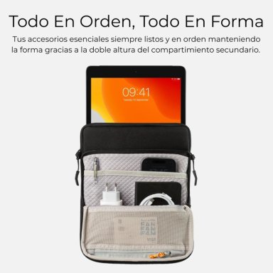BOLSO DE HOMBRO Y MANO PARA IPAD 10.2” ACOLCHADO TOTAL - 5