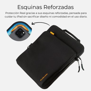 BOLSO DE HOMBRO Y MANO PARA IPAD 10.2” ACOLCHADO TOTAL - 7