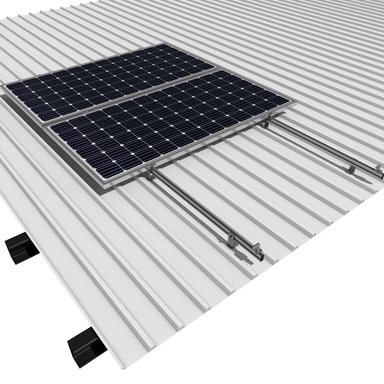 ESTRUCTURA MONTAJE 8 PANELES SOLARES FIJO SOLIOT - 1