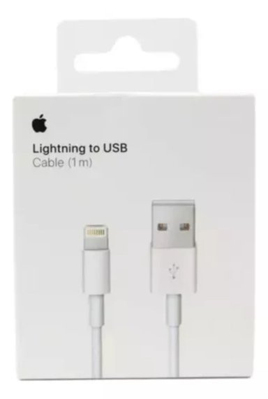 CABLE CARGADOR LIGHTNING ORIGINAL PARA IPHONE 1METRO - 1