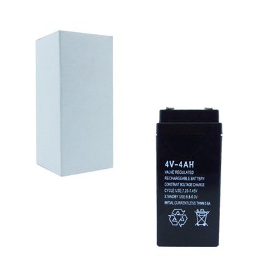 BATERIA 4 VOLT 4 AMPERES REPUESTO IDEAL PARA BALANZAS DE FERIA Y OTROS - 1
