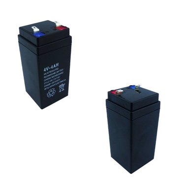 BATERIA 4 VOLT 4 AMPERES REPUESTO IDEAL PARA BALANZAS DE FERIA Y OTROS - 2
